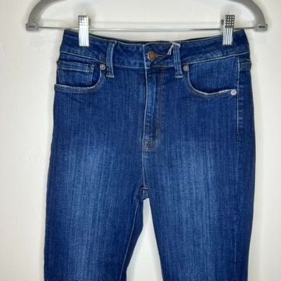 JUSTUSA High-Rise Ankle Skinny Jeans Dark Wash Size 27/4 NWT - Picture 4 of 8